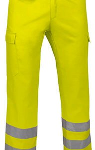 Pantalone Giallo AV con bande
