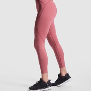 Leggings donna con fascia adesiva all'addome