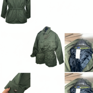 Giacca Tattica  Classica Verde Militare con Interno Termico Staccabile
