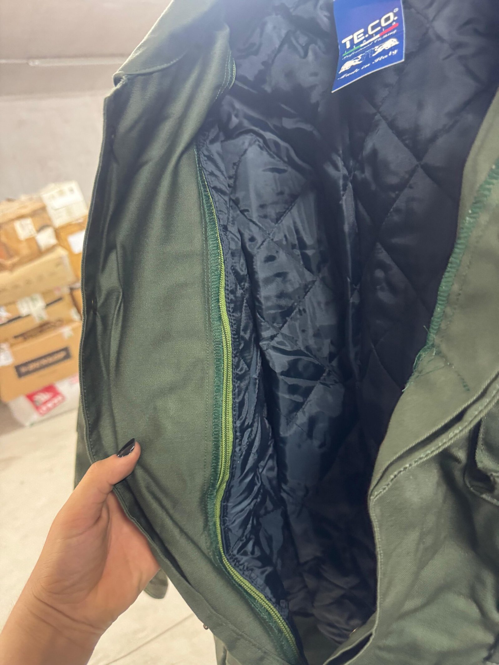 Giacca Tattica Classica Verde Militare con Interno Termico Staccabile - immagine 4