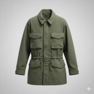 Giacca Tattica  Classica Verde Militare con Interno Termico Staccabile