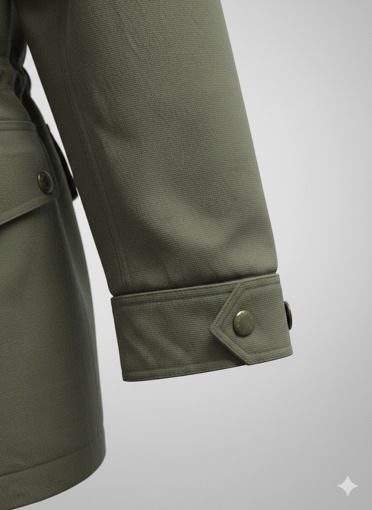 Giacca Tattica Classica Verde Militare con Interno Termico Staccabile - immagine 3